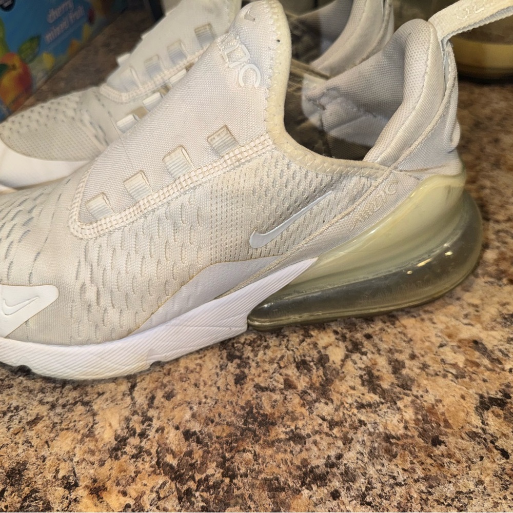 Kids White Nike Shoes